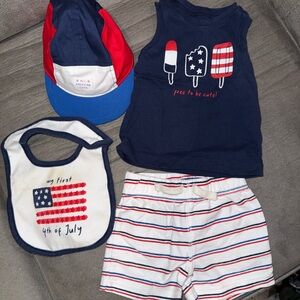 Baby Boy’s Fourth of July Set- Carter’s 6-9 Months